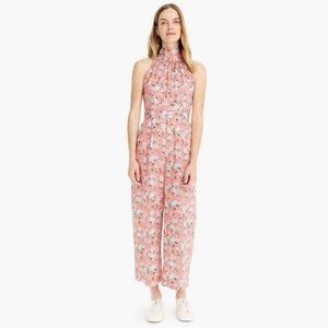 J.Crew Liberty Coral Floral Jumpsuit